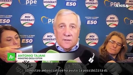 Trentini, Tajani: "E' stato visto in condizioni migliori dell'ultima volta"