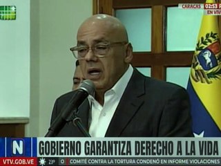 Pdte. AN Rodríguez: Todo ser humano tiene derecho al debido proceso, a la vida y a un juicio justo