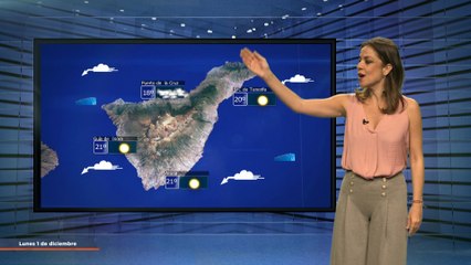 La previsión del tiempo en Canarias para el 1 de diciembre de 2025, en Atlántico Televisión.