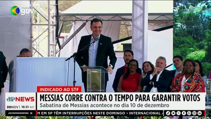 Messias corre contra o tempo para garantir votos para STF; Mariz comenta