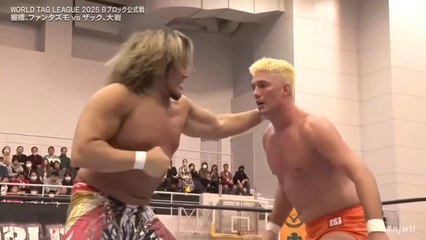 El Phantasmo & Hiroshi Tanahashi vs. Ryohei Oiwa & Zack Sabre Jr. - World Tag League 2025 Block B Match: NJPW World Tag League 2025 Day 8 (11/30/2025)