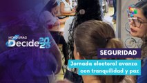 Fuerzas policiales resguardan elecciones generales de Honduras