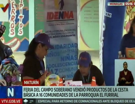 Monagas | Más de 20 mil familias son favorecidas con la Feria del Campo Soberano