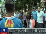 Inauguran espacios recreativos y deportivos en la Plaza Capuchinos de Caracas