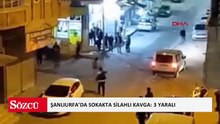 Şanlıurfa’da sokakta silahlı kavga: 3 yaralı