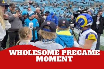 Matthew Stafford melts NFL fans hearts with wholesome pregame moment