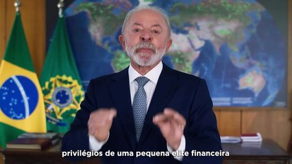 "Privilégios da elite financeira se deu lugar a conquistas para a maioria dos brasileiros": confira pronunciamento completo do presidente Lula