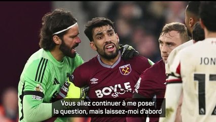 West Ham - Nuno Espirito Santo refuse de commenter la colère et l'exclusion de Lucas Paqueta