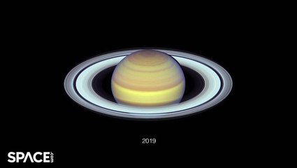 Time-Lapse: Saturn's Rings Tilt In Amazing Hubble Space Telescope