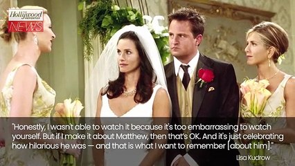 Lisa Kudrow Reveals She's Rewatching 'Friends' for Matthew Perry | THR News Video