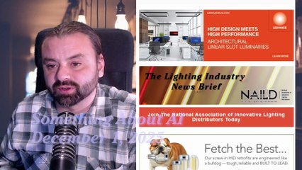 Something About AI - The Lighting Industry News Brief Dec 1
