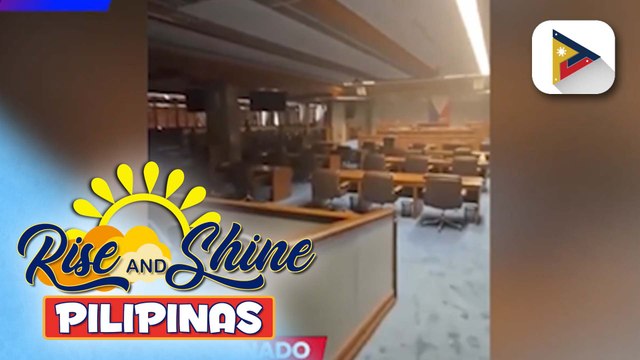 Ikatlong palapag ng Senado, nasunog; hanggang 2nd alarm, itinaas | ulat ni AJ Ignacio ng Radyo Pilipinas