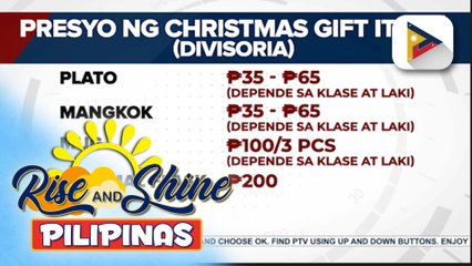 Alamin ang mga kasalukuyang presyo ng mga bilihin sa Divisoria ngayong papalapit na ang kapaskuhan | ulat ni Gab Villegas