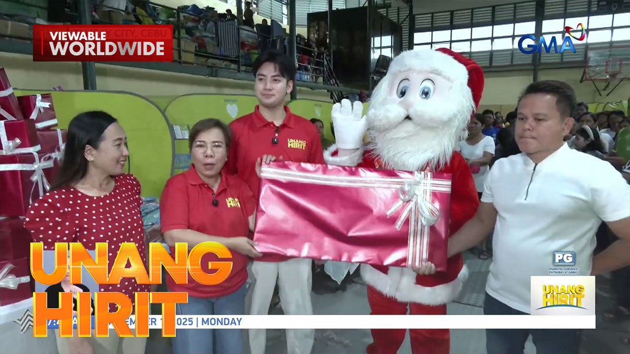 100,000 Pesos, Pamaskong handog ng Unang Hirit sa mga pamilyang nasa Cebu | Unang Hirit
