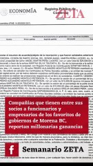 Acaparan funcionarios y socios contratos en BC