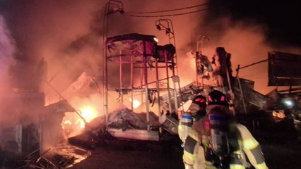 충남 홍성 돼지 농장 화재...4억6천만 원 피해 / YTN