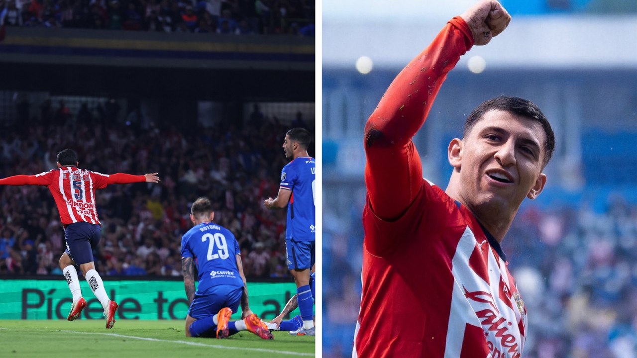 Bryan González da la ventaja a Chivas sobre Cruz Azul y ganan en el Olímpico Universitario