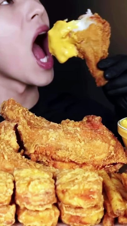 chicken mukbang asmr