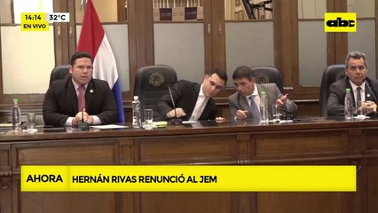 Video: Hernán Rivas renunció a la presidencia del Jurado de Enjuiciamiento de Magistrados