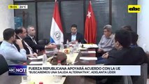 Video: Fuerza Republicana apoyará acuerdo con la UE