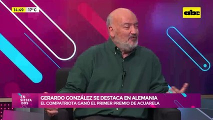 Gerardo González se destaca en Alemania: el compatriota ganó el primer premio de Acuarela