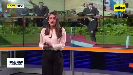 Traspaso de mando: Santiago Peña prometió aumentar la sensación de seguridad