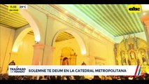 Traspaso de mando: Te Deum en la Catedral Metropolitana