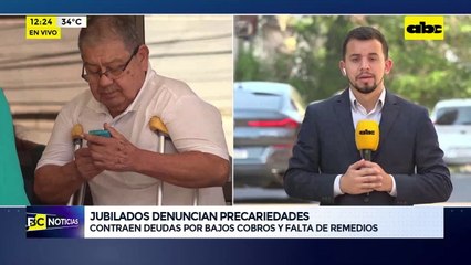 Video: Jubilados denuncian precariedades