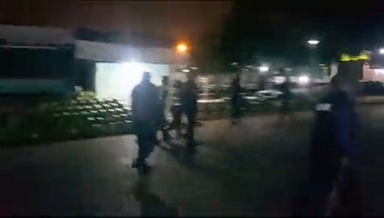 Despliegue de seguridad policial en zona del Mercado de Abasto.