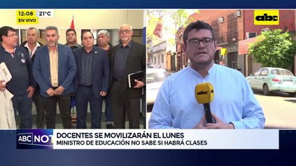 Video: Docentes se movilizarán el Lunes