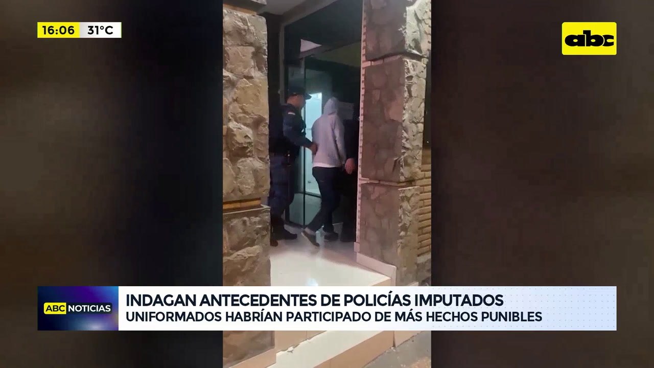 Video: indagan antecedentes de policías imputados
