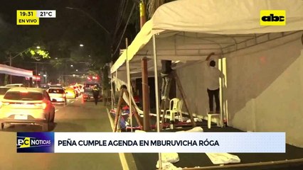 Video: Santiago Peña cumple agenda en Mburuvichá Róga