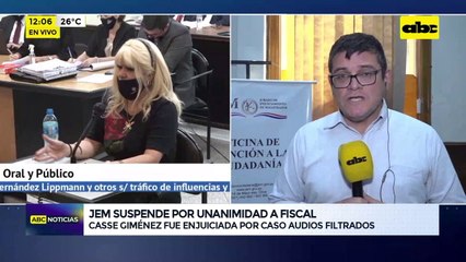 Video: JEM suspende por unanimidad a fiscal