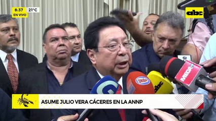 Video: Asume Julio Vera Cáceres en la ANNP
