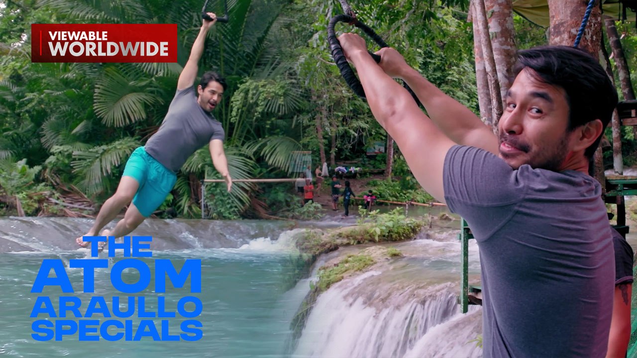 Atom Araullo, sinubukan ang viral “fairy walk” sa Cambughay Falls | The Atom Araullo Specials