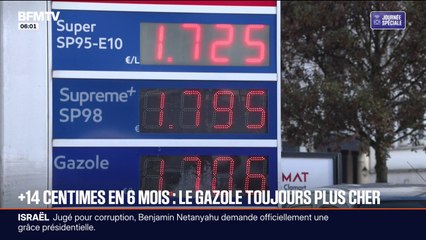 Avec une augmentation de 14 centimes à la pompe, pourquoi le gazole est-il de plus en plus cher?