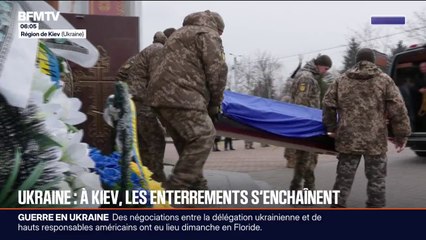 Guerre en Ukraine: les enterrements de soldats ukrainiens s'enchaînent à Kiev