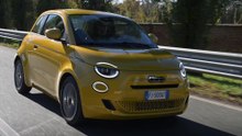 Fiat 500 Hybrid Driving Video