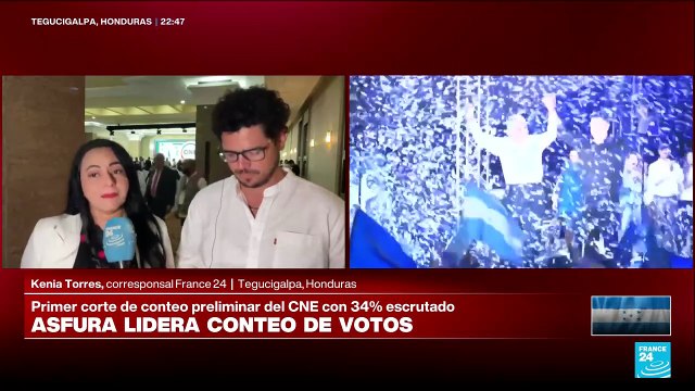 Informe desde Tegucigalpa: Nasry Asfura lidera conteo preliminar de las presidenciales
