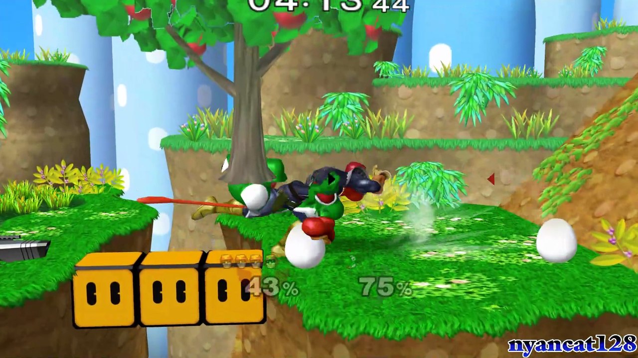 Super Smash Bros. Melee: Classic Mode with Distorted Models