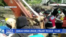 2 Prajurit TNI Hilang Kontak Ditemukan Meninggal saat Evakuasi Longsor Padang Panjang