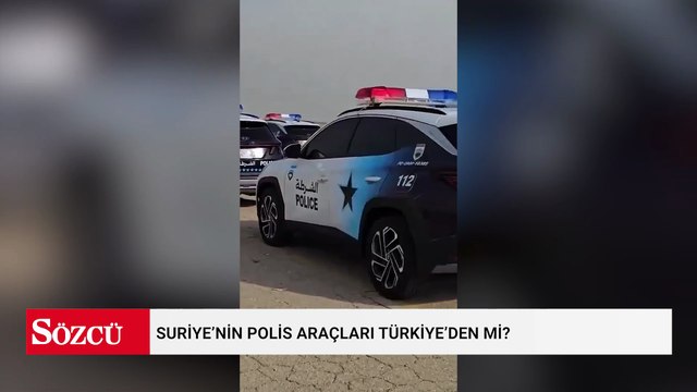 Sosyal medyada gündem olan iddia! Suriye’nin polis araçları Türkiye’den mi?