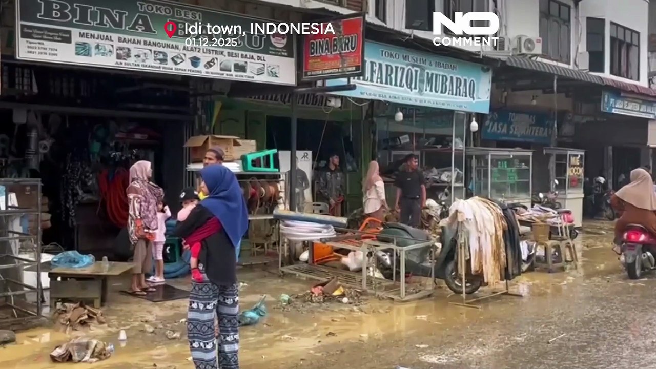 Überschwemmungen in Indonesien verursachen schwere Schäden an der Infrastruktur