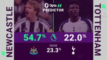 Newcastle v Tottenham - Opta Predictor