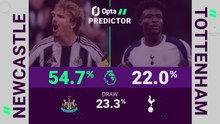 Newcastle v Tottenham - Opta Predictor