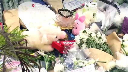 Hongkong: Trauernde stehen nach tödlichem Brand in Tai Po Schlange