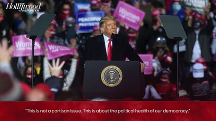 J.J. Abrams, Ava DuVernay, Mariska Hargitay & More Protest NBC's Trump Town Hall | THR News