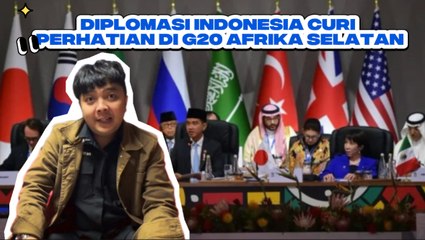 Diplomasi Indonesia Curi  Perhatian di G20 Afrika Selatan
