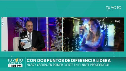 Panelistas analizan los resultados preliminares a nivel presidencial