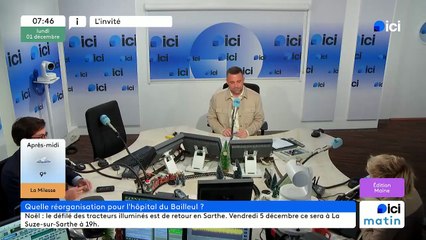 Aldric Evain, directeur délégue du Pôle santé Sarthe et Loir, au Bailleul